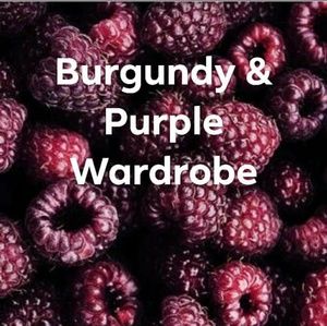 🍷Red Wine, Burgundy & Purple Hues